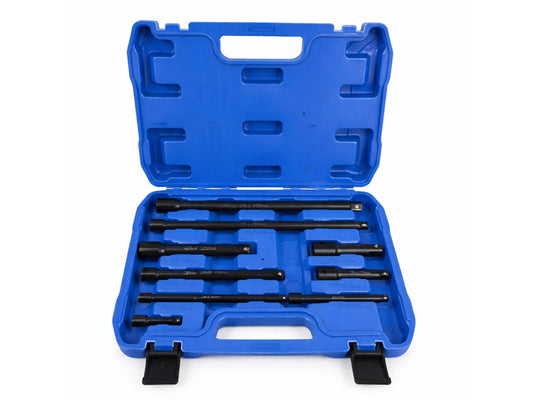 Sada rázových predĺžení - nadstavcov 9ks 1/4'' 3/8'' 1/2'' Gebo Tools