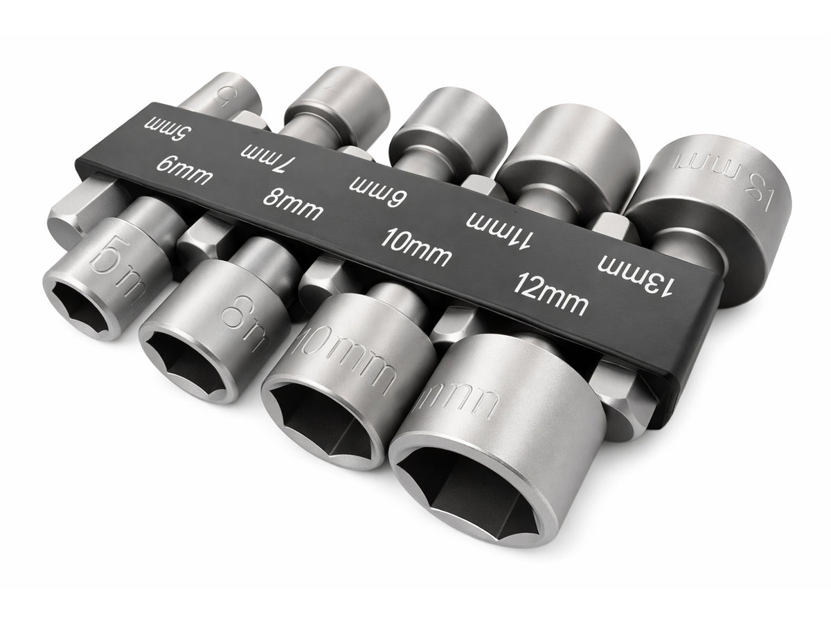 Sada nástrčných hlavíc s uchytením do vŕtačky, 5 - 13mm, Gebo Tools