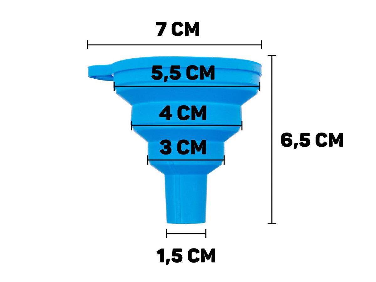 Silikónový skladací lievik 70mm Geko