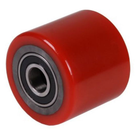 Široké pu koleso pre šasi na prepravu ťažkých bremien 70x80 mm