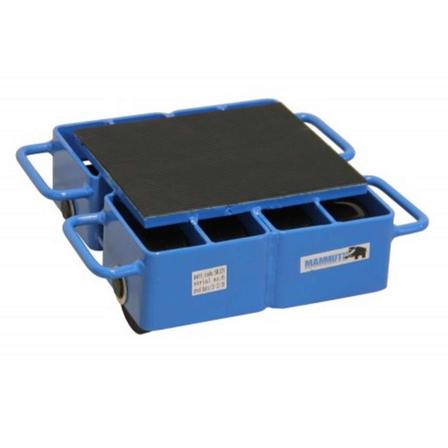 Transportná plošina - vozík s kolieskami na prepravu ťažkých bremien 12t