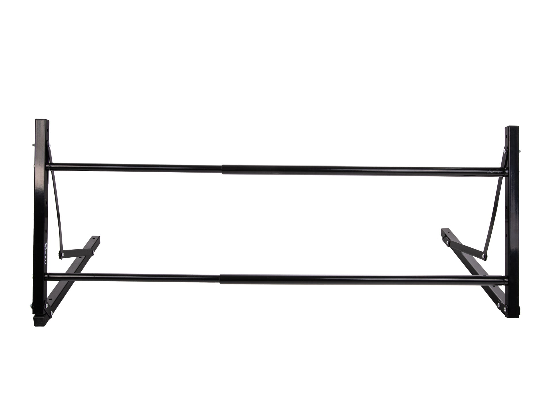 Skladací nástenný držiak na pneumatiky, s nastaviteľnou dĺžkou 81 - 120cm, 100kg