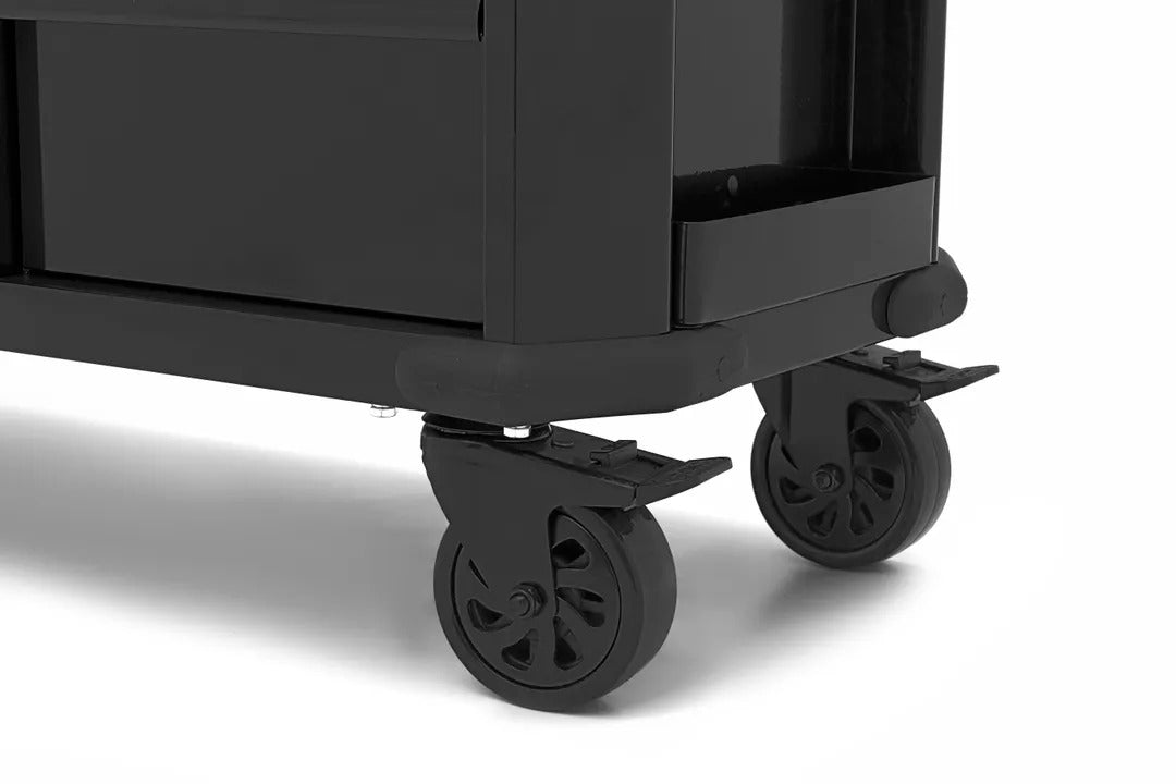 Skrinka - vozík na náradie s 11 zásuvkami a pracovnou doskou 109cm HBM Machines