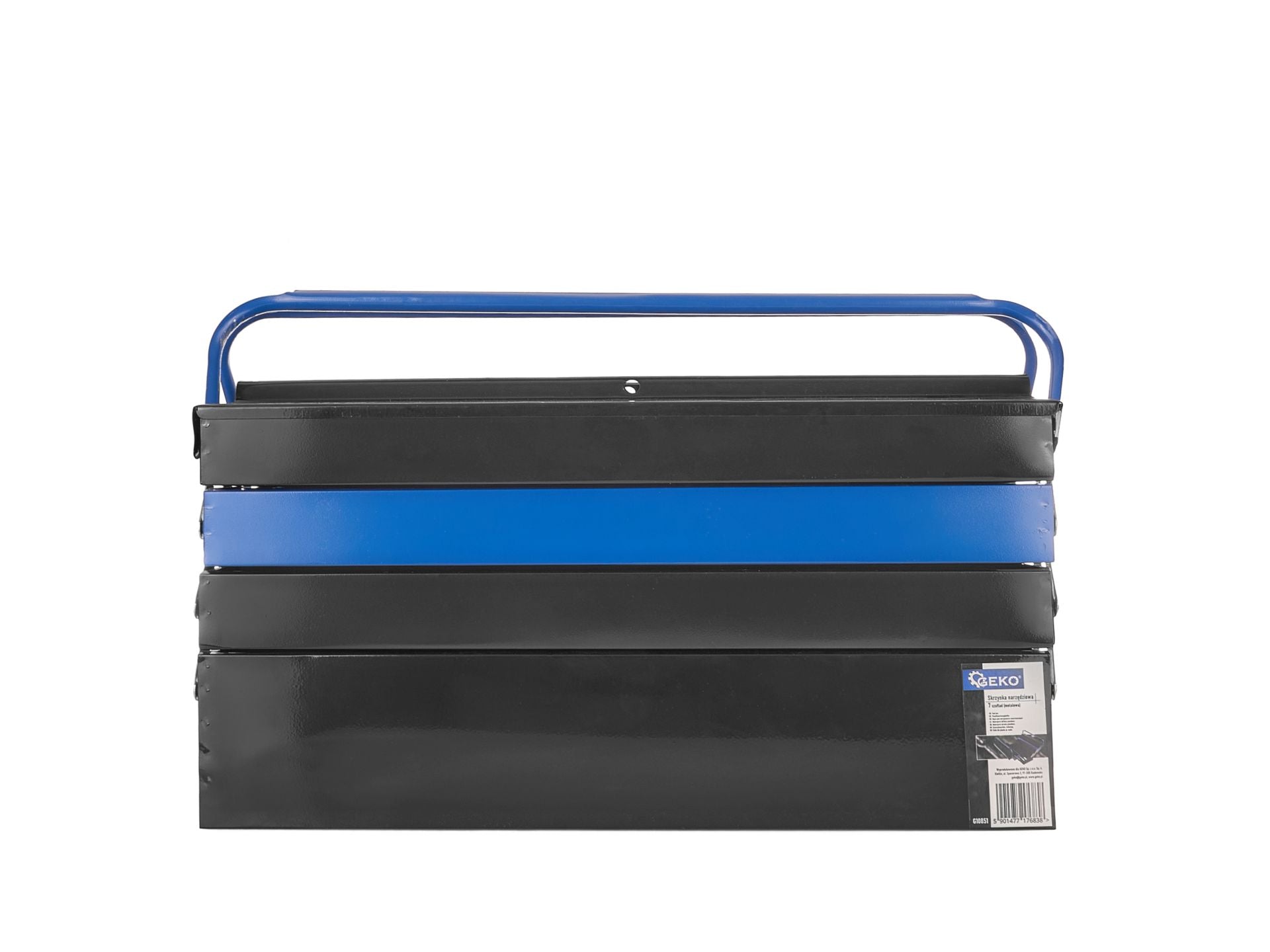 Box - kufrík na náradie so 7 zásuvkami Geko