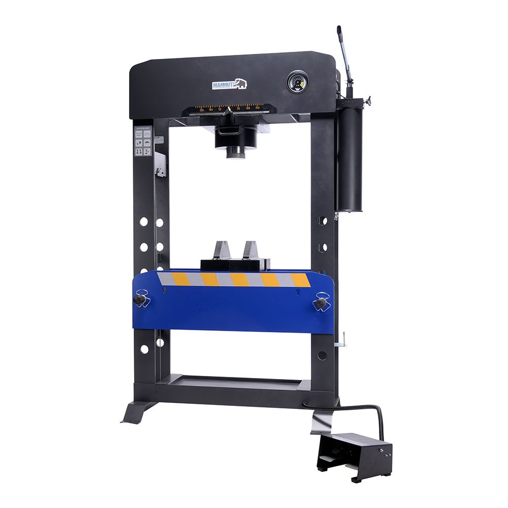 Stojanový hydropneumatický lis s nožným ovládaním 100t mammuth