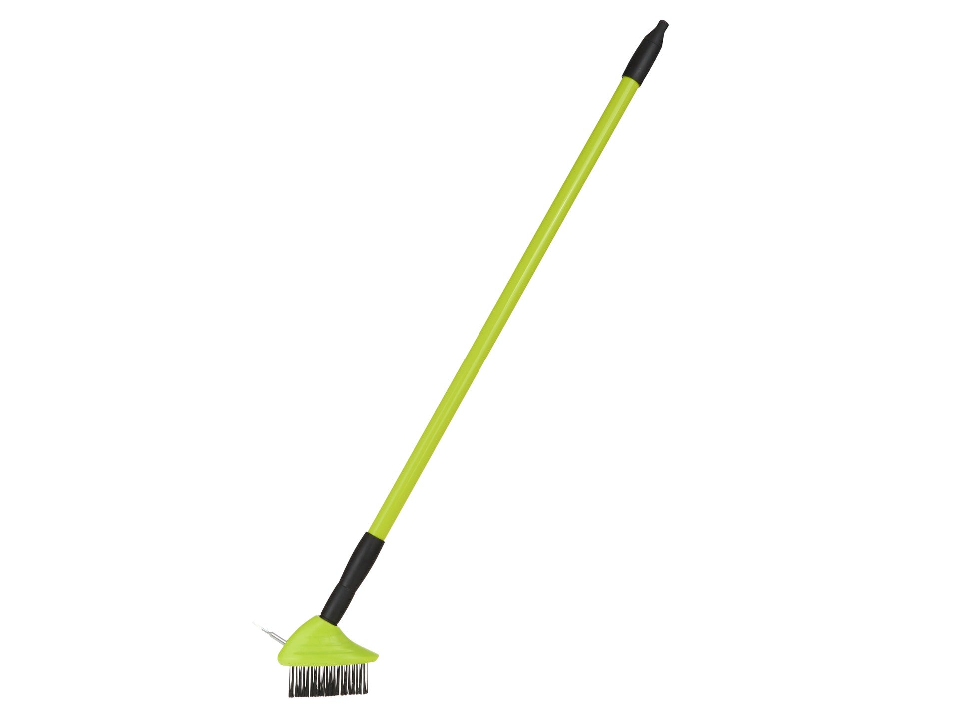 Drôtená kefa so škrabkou a teleskopickou rukoväťou