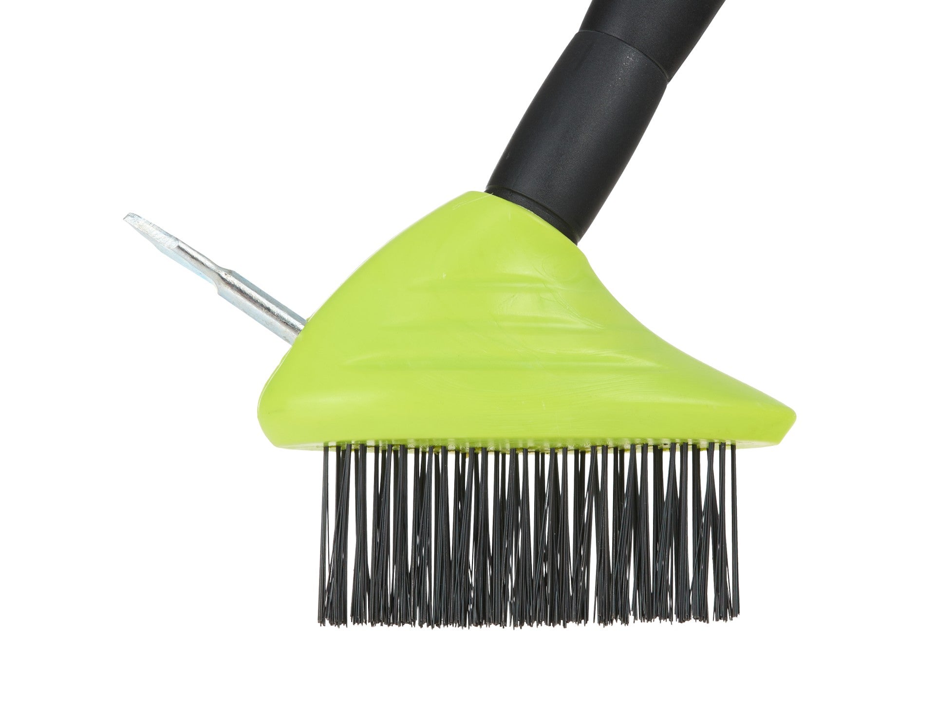 Drôtená kefa so škrabkou a teleskopickou rukoväťou