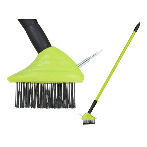 Drôtená kefa so škrabkou a teleskopickou rukoväťou