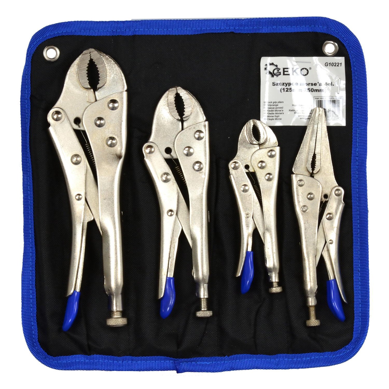 Sada samozverných karosárskych klieští, 4 kusy