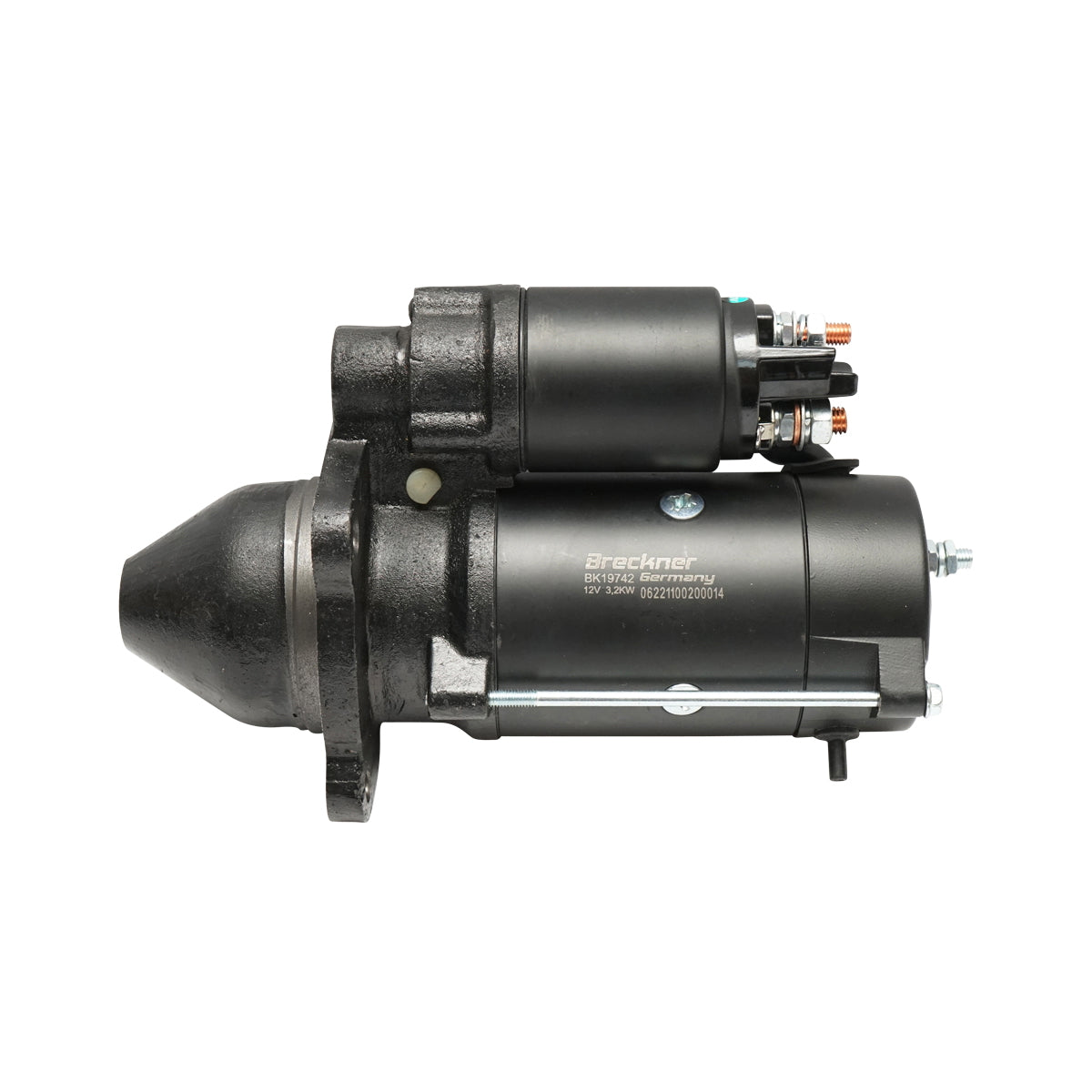 Štartér 12V 3,2kW pre lesný traktor s motorom Perkins Breckner Germany