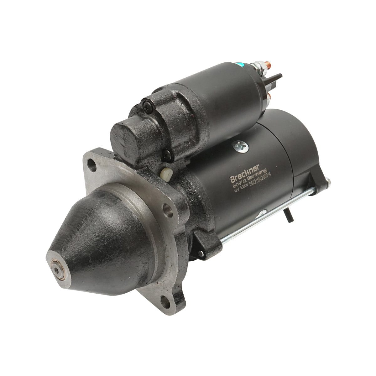 Štartér 12V 3,2kW pre lesný traktor s motorom Perkins Breckner Germany