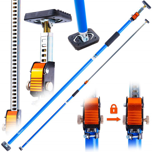 Teleskopická stropná podpera na montáž sadrokartónových dosiek 60kg, 160 - 290cm, Geko