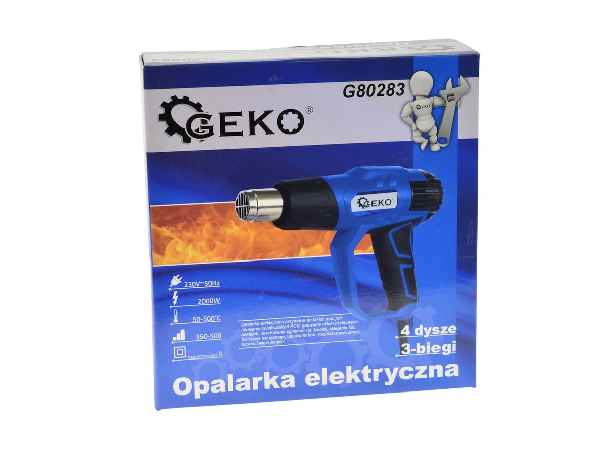 Teplovzdušná pištoľ 2000W Geko
