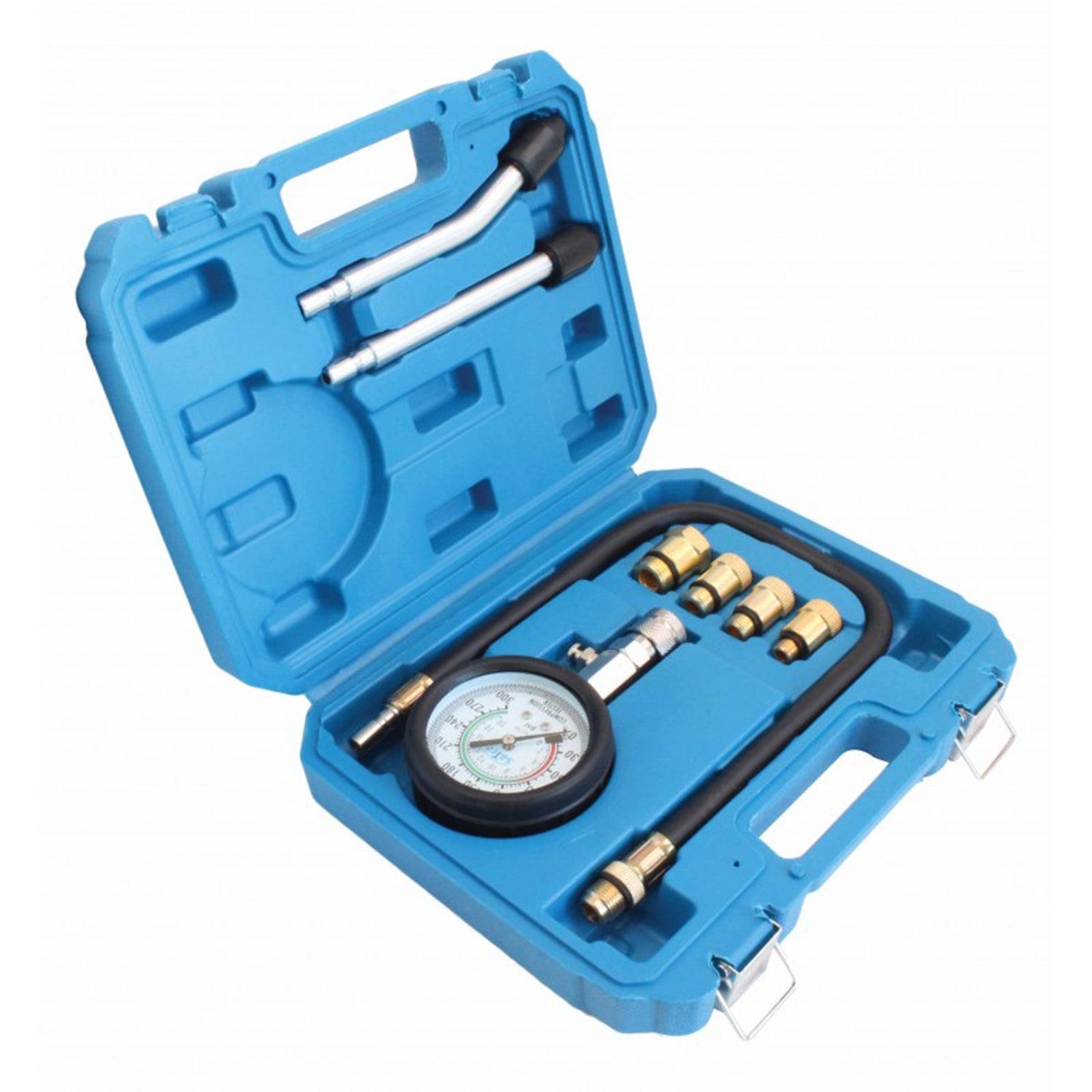 Tester kompresie - kompresiometer pre benzínové motory, 8ks