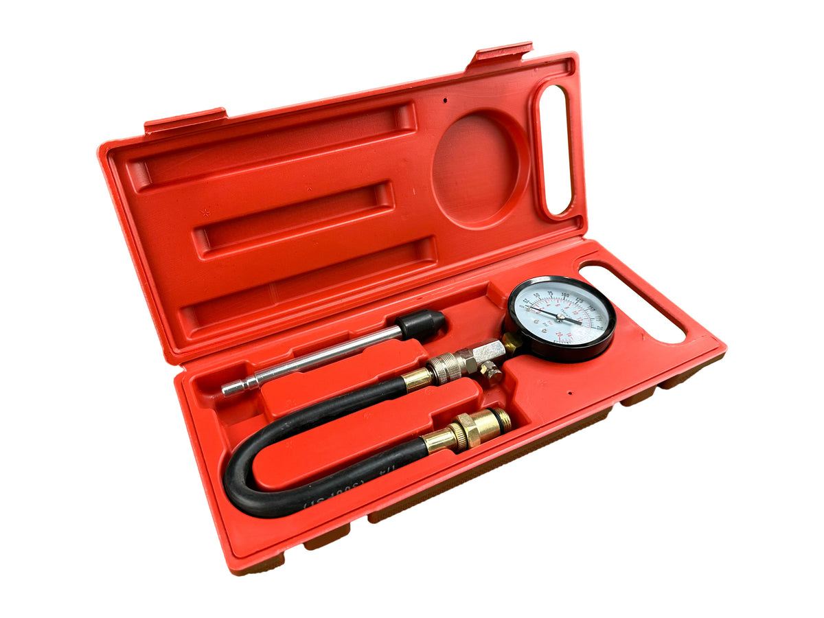 Tester kompresie - kompresiometer benzínových motorov Gebo Tools
