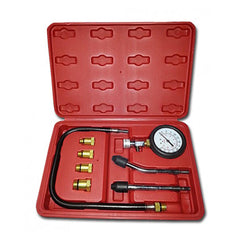 Tester kompresie - kompresiometer benzínových motorov, sada 8ks