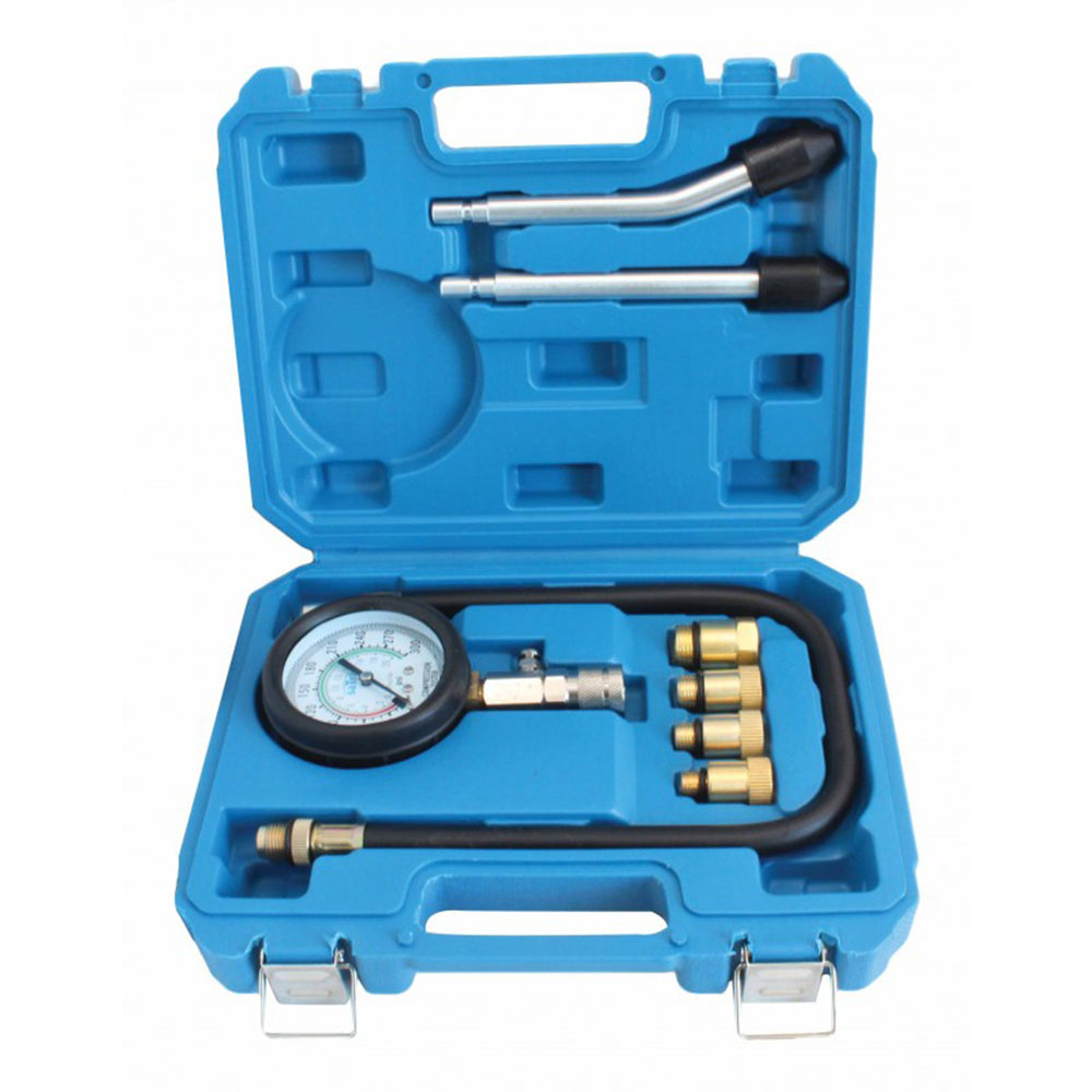 Tester kompresie - kompresiometer pre benzínové motory, 8ks