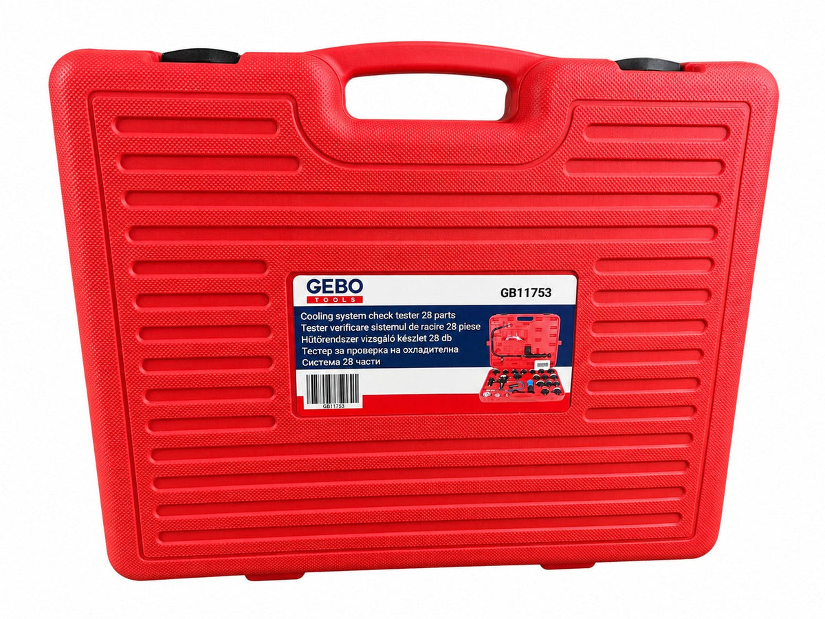 Tester chladiaceho systému, 28ks, Gebo Tools