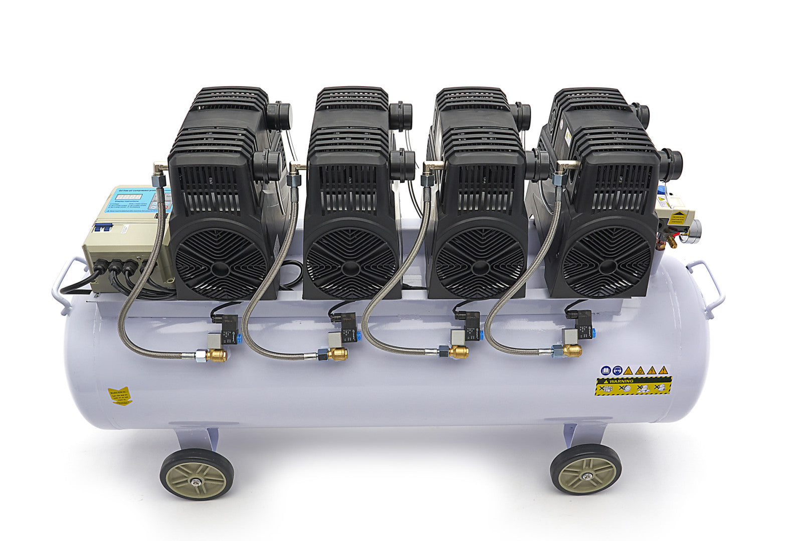 Tichý bezolejový kompresor 200l 8hp HBM Machines Holandsko