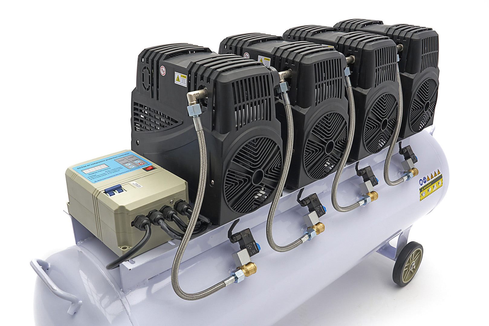Tichý bezolejový kompresor 200l 8hp HBM Machines Holandsko