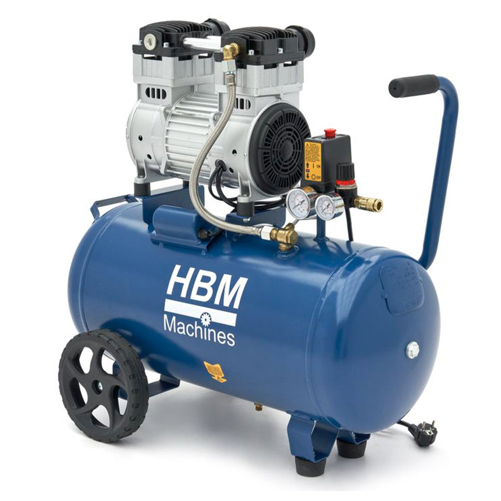 Tichý bezolejový kompresor 50l 1500W HBM