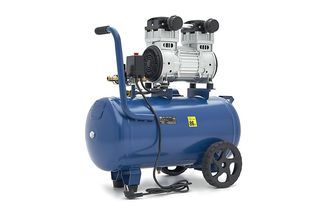 Tichý bezolejový kompresor 50l 1500W HBM