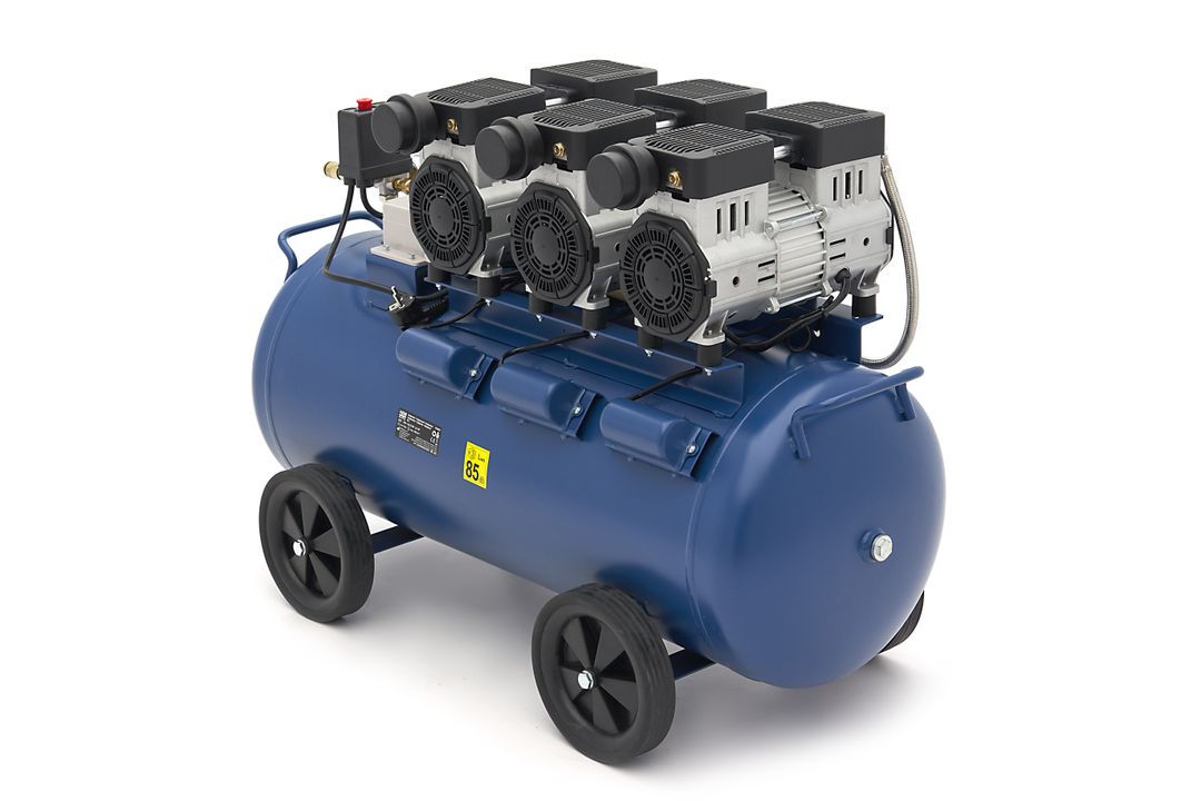 Tichý bezolejový kompresor 90l HBM Machines
