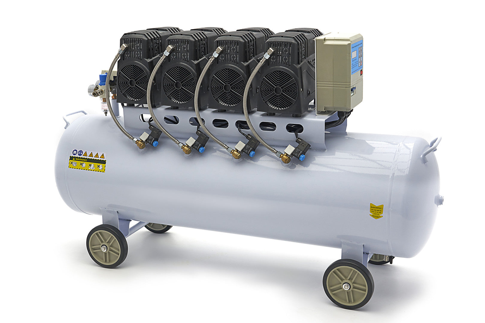 Tichý bezolejový kompresor SGS 200l 10bar HBM Machines Holandsko