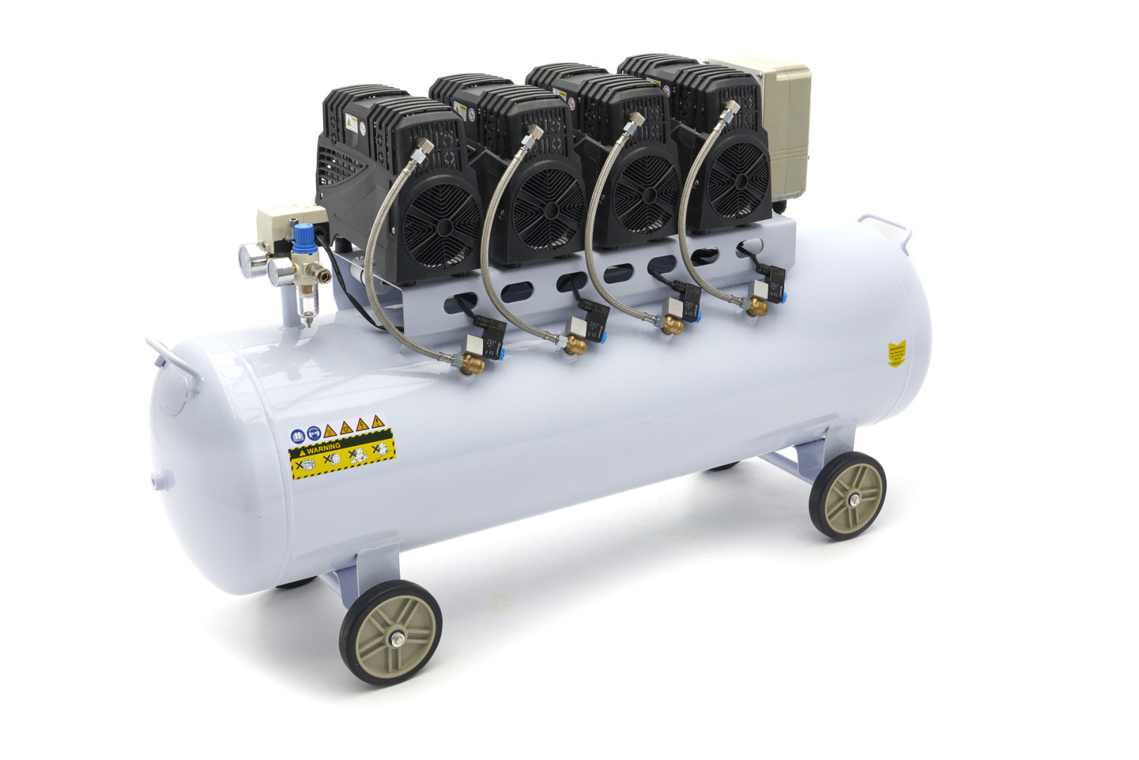 Tichý bezolejový kompresor SGS 200l 10bar HBM Machines Holandsko
