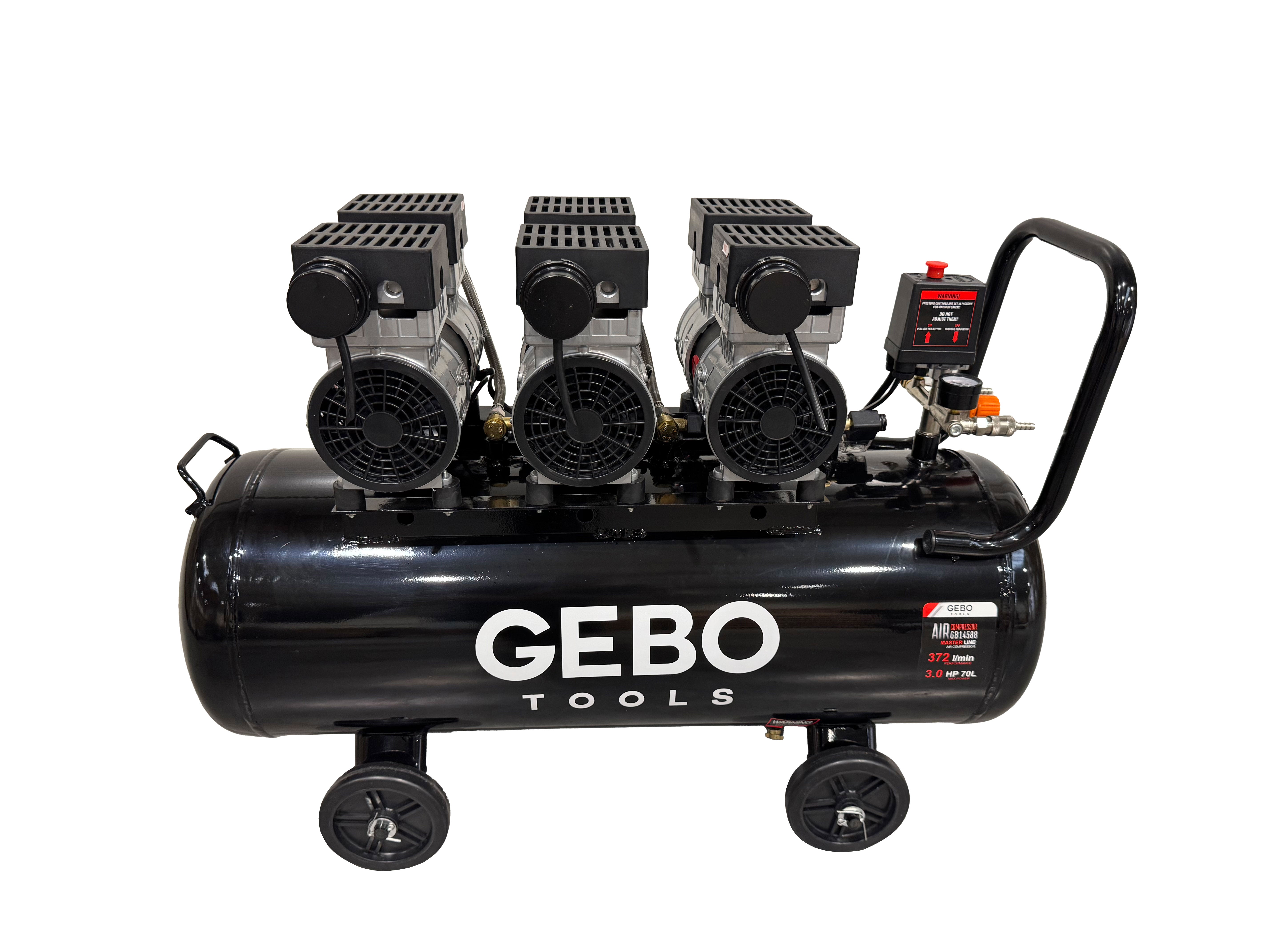 Tichý kompresor 70l M2 Gebo Tools