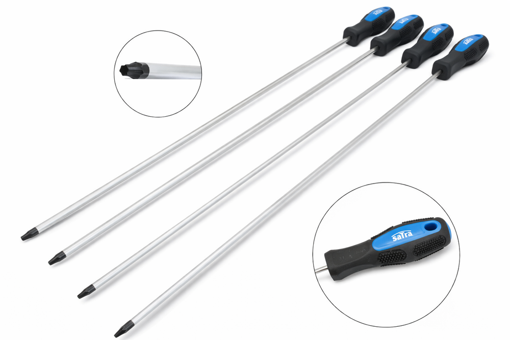 Torx skrutkovač, dlhý 450mm, sada 4ks