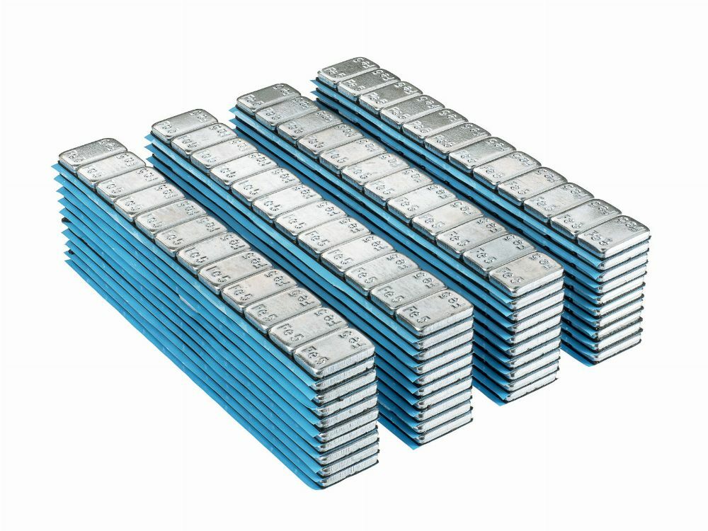 Krabica samolepiacich závaží 5 g okrúhle 100 páskov