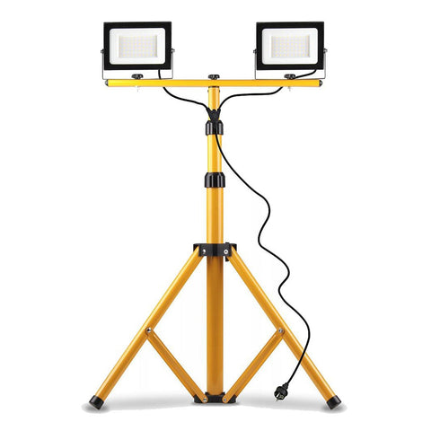 Led smd lampa so statívom trojnožkou 2x50w 4500k