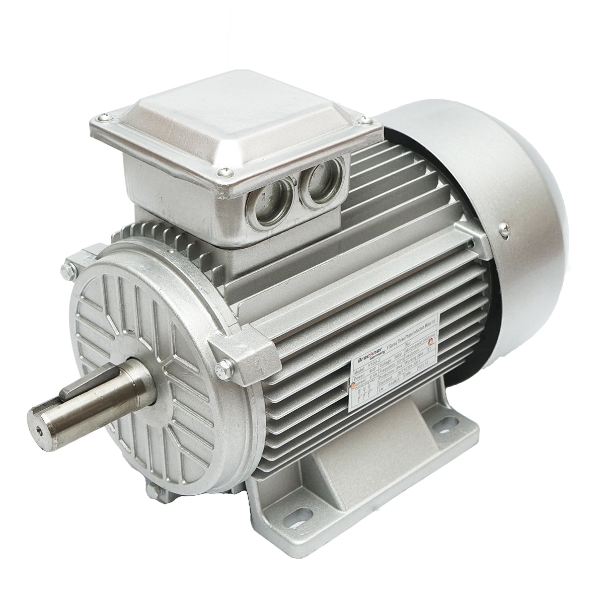 Trojfázový elektromotor 3kW, 380V s medeným vinutím a hliníkovým krytom IP44