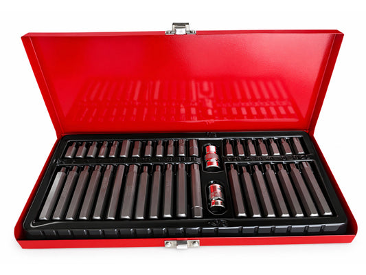 Sada bitov Imbus, Torx, XZN, Hex, Spline, 40ks, v kovovom kufríku, Gebo Tools