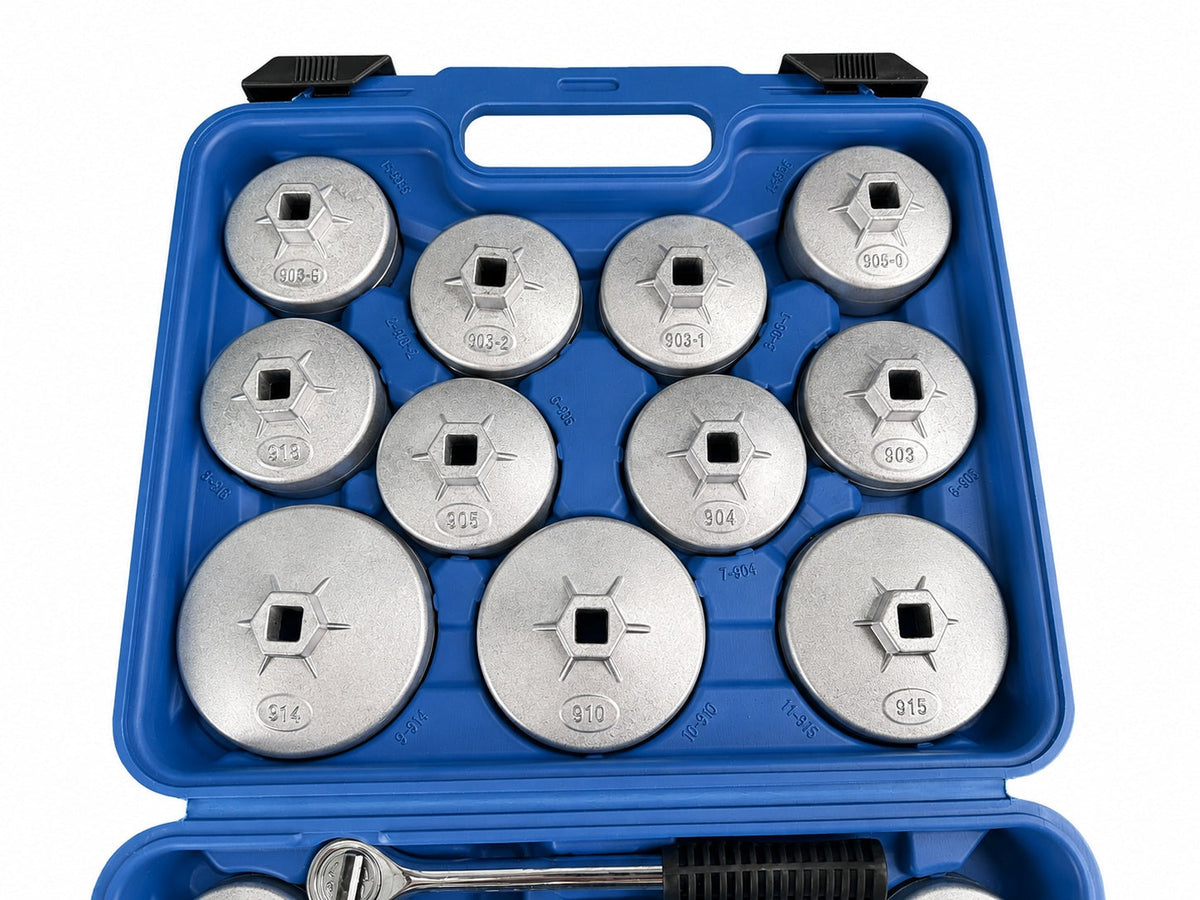Kľúče na olejové filtre, sada 23ks Gebo Tools