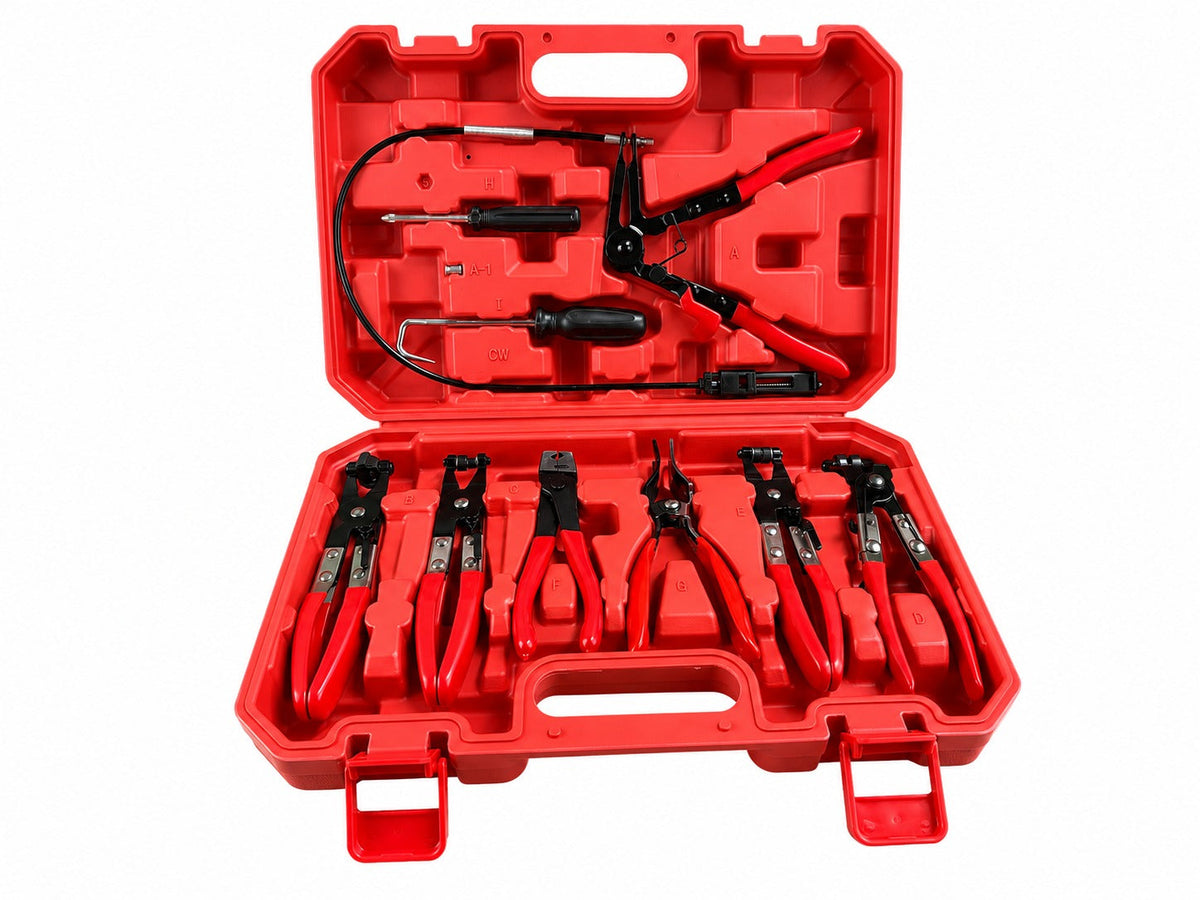 Sada klieští na hadicové spony v aute 9ks Gebo Tools