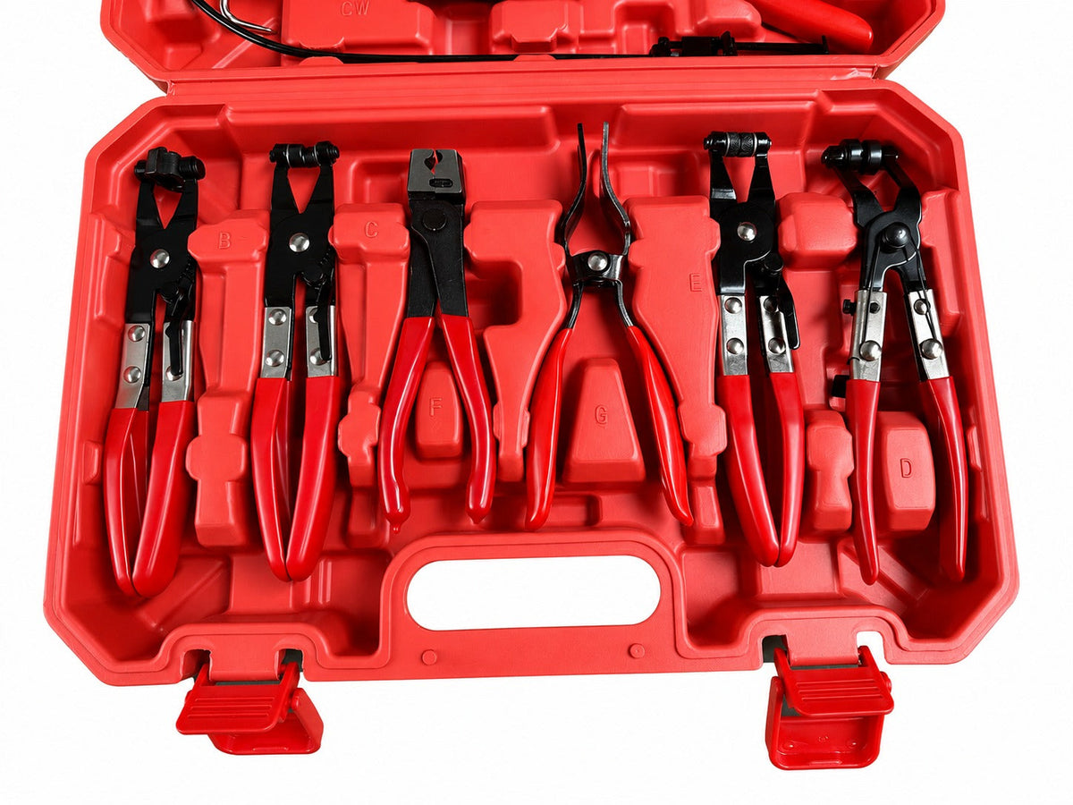 Sada klieští na hadicové spony v aute 9ks Gebo Tools