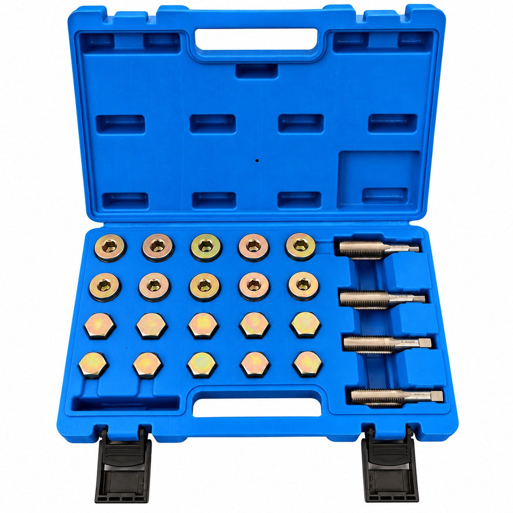 Sada na opravu závitov olejových vaní M13, M15, M17, M20 Gebo Tools