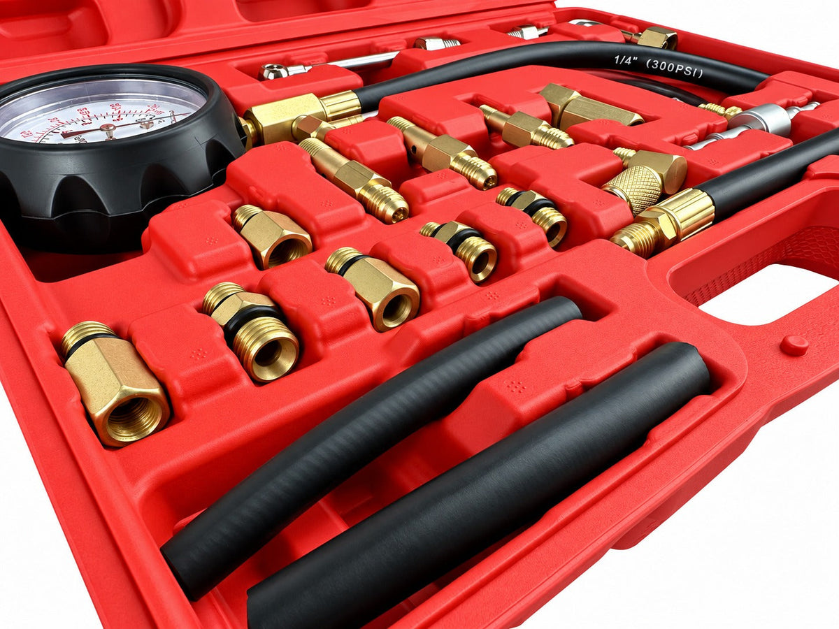 Tester tlaku paliva, sada 21ks, Gebo Tools