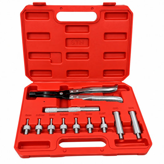 Kliešte na tesnenie ventilov, sada 11ks, Gebo Tools