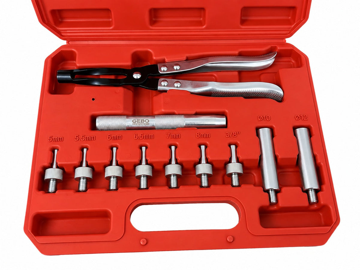 Kliešte na tesnenie ventilov, sada 11ks, Gebo Tools