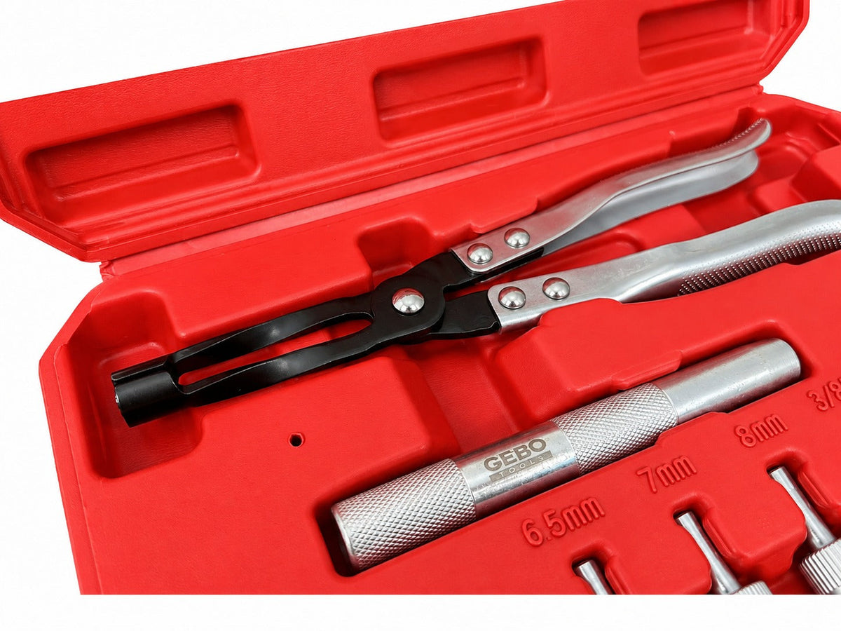 Kliešte na tesnenie ventilov, sada 11ks, Gebo Tools