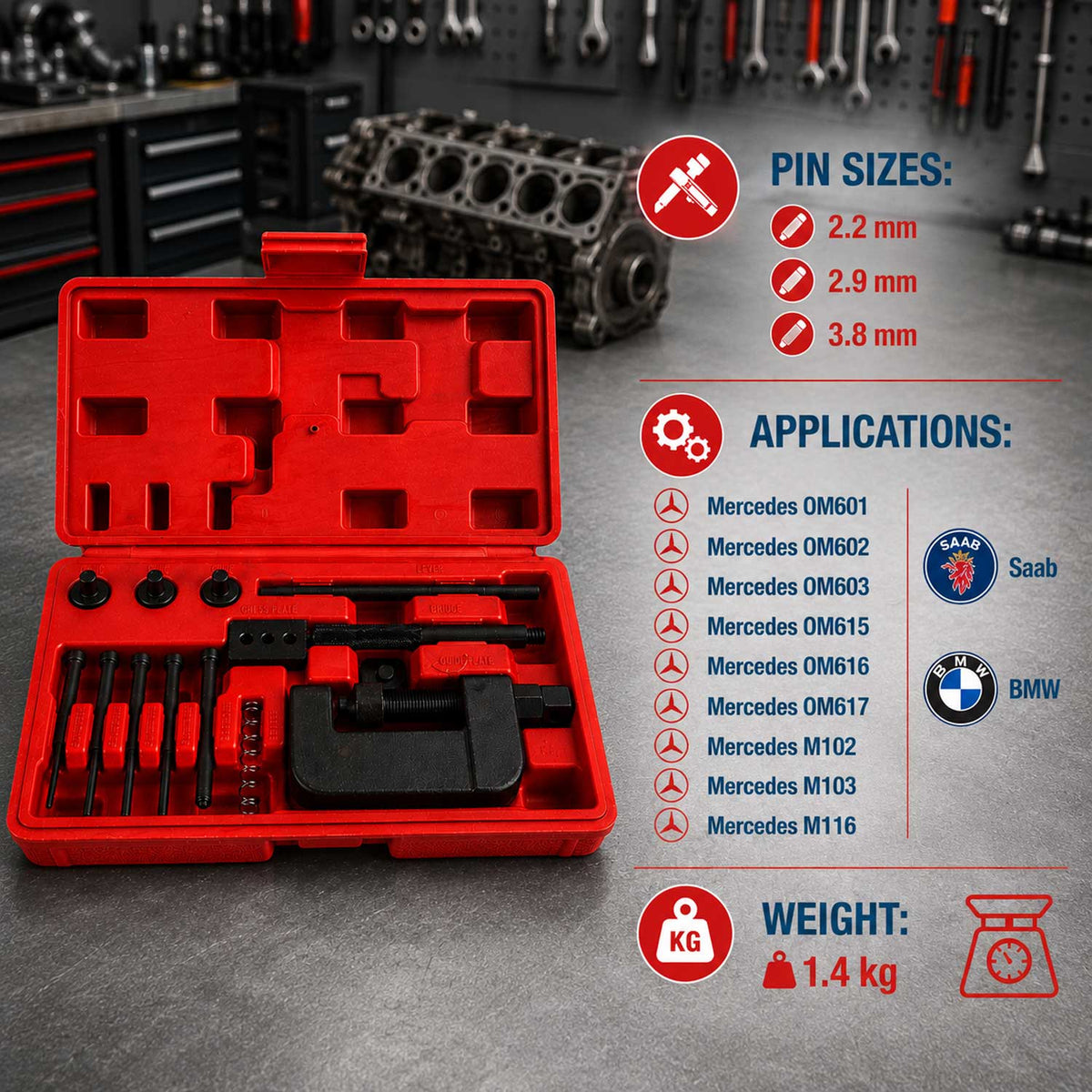 Nitovačka reťazí Gebo Tools