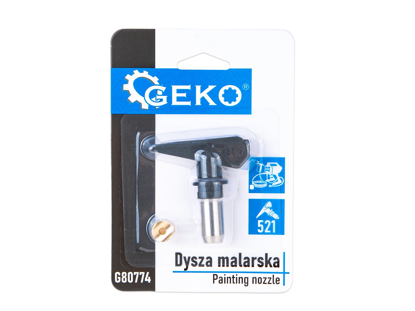 Tryska airless 521 na striekaciu pištoľ airless - uhol 50°, otvor 0,021''