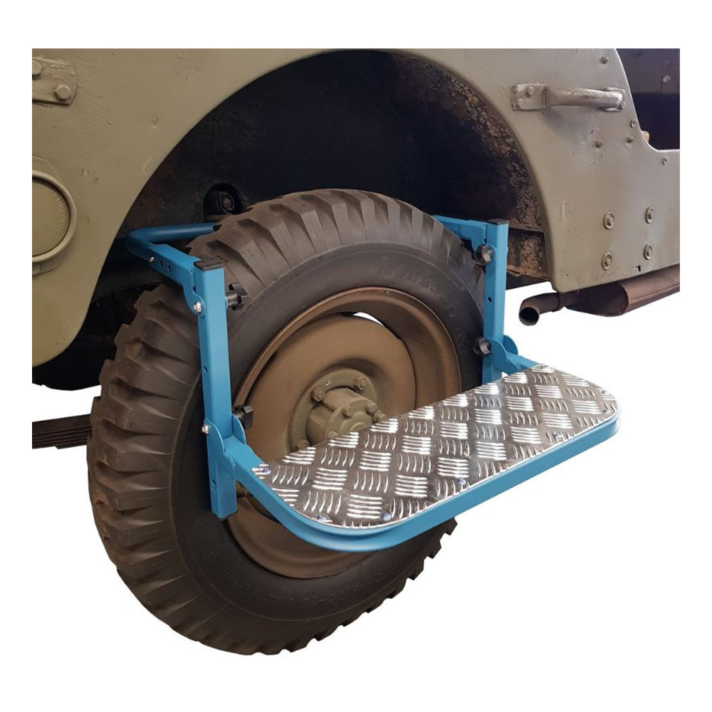 Hliníkové stúpadlo - schodík na koleso