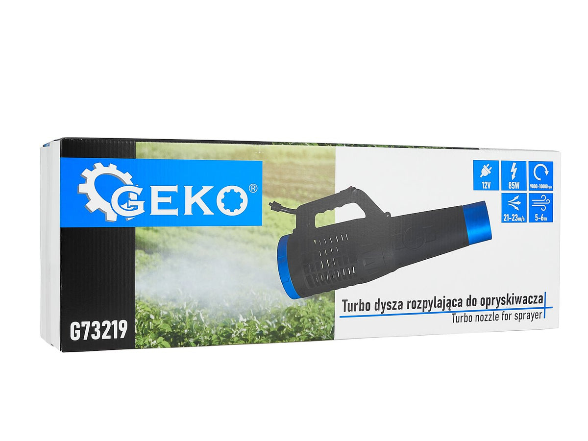 Turbo rozprašovacia tryska pre postrekovač, Geko