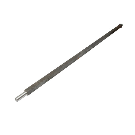 Štvorhranný hriadeľ pre 9 diskov M27 163 s dĺžkou 168,5cm, štvorhran 30mm