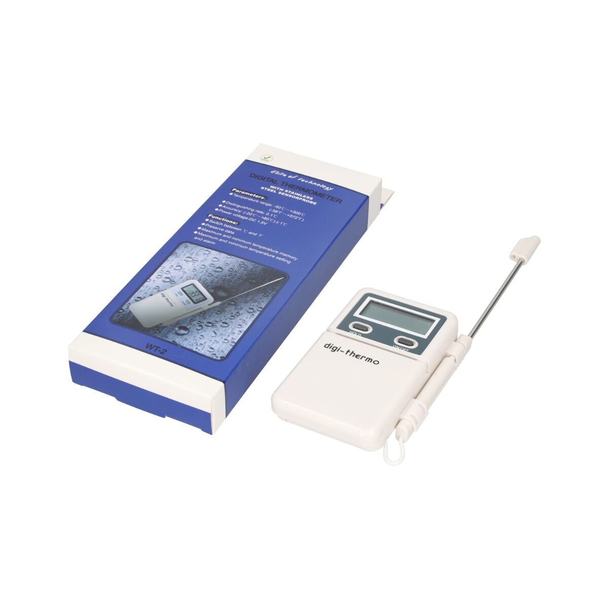 Digitálny teplomer so sondou 1m -50 až 300°C