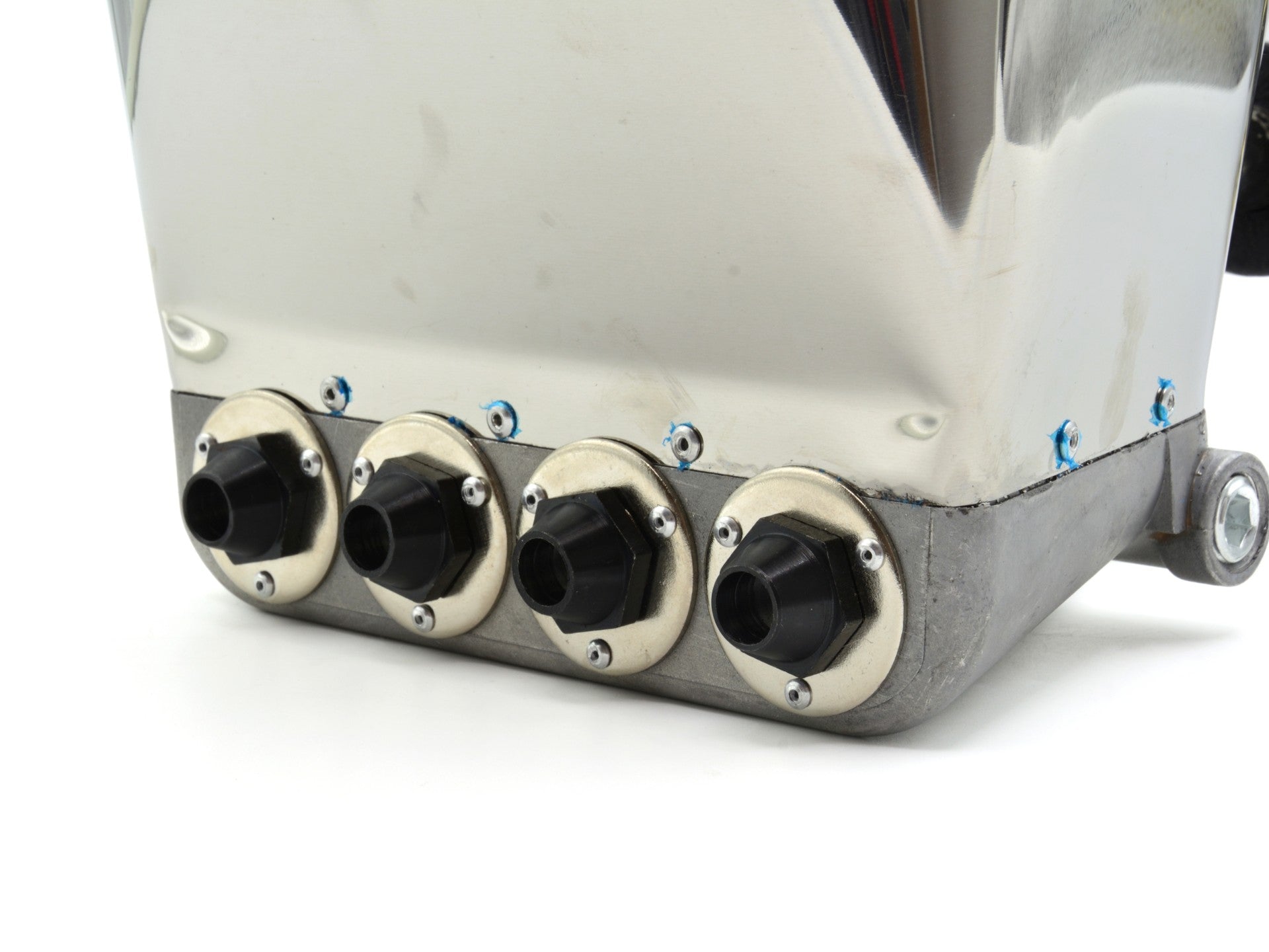 Pneumatická omietačka z nehrdzavejúcej ocele so 4 tryskami